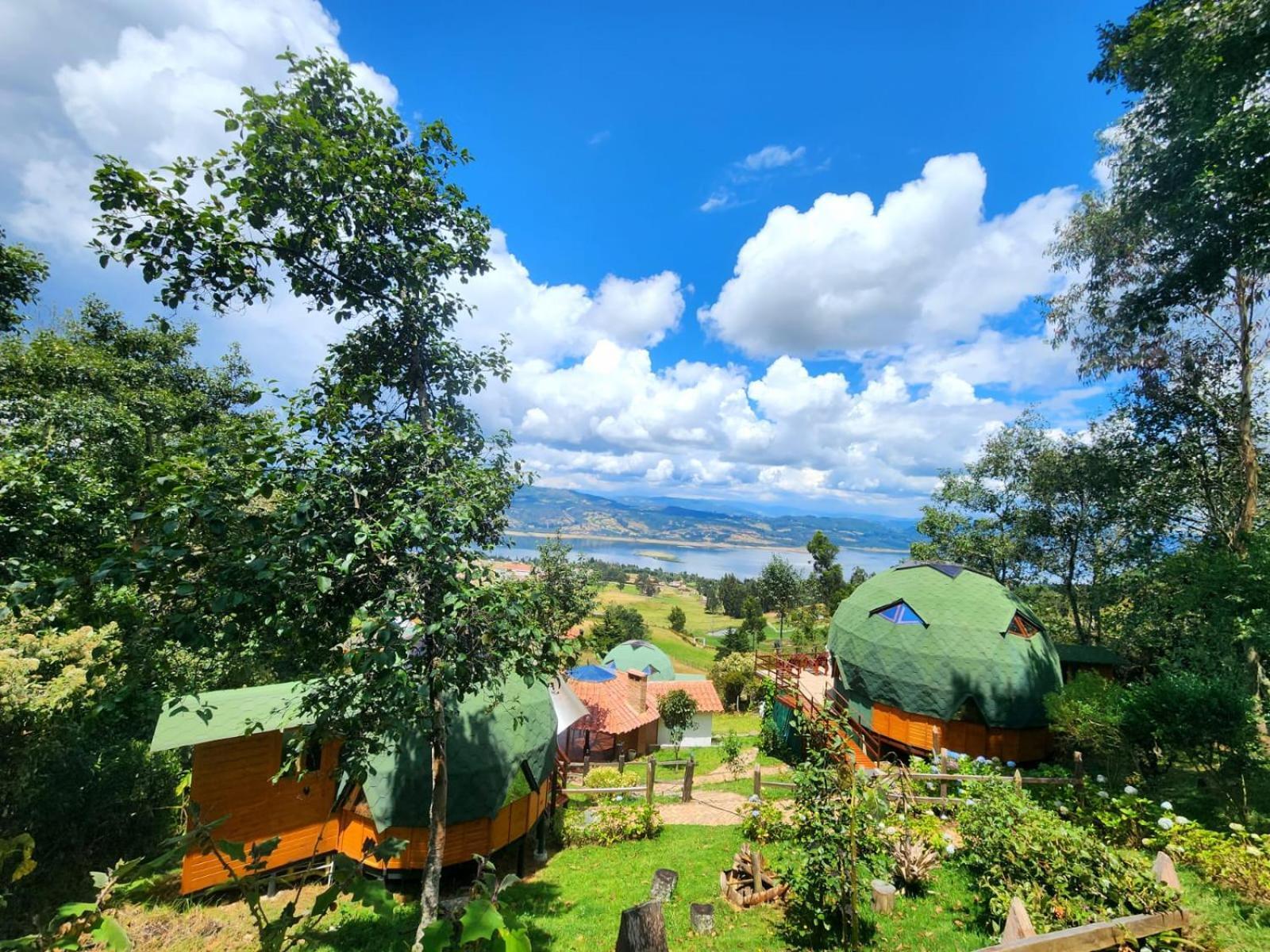 Glamping Sede Campestre Mirador De Pueblo Viejo Hotel Guatavita Exterior photo
