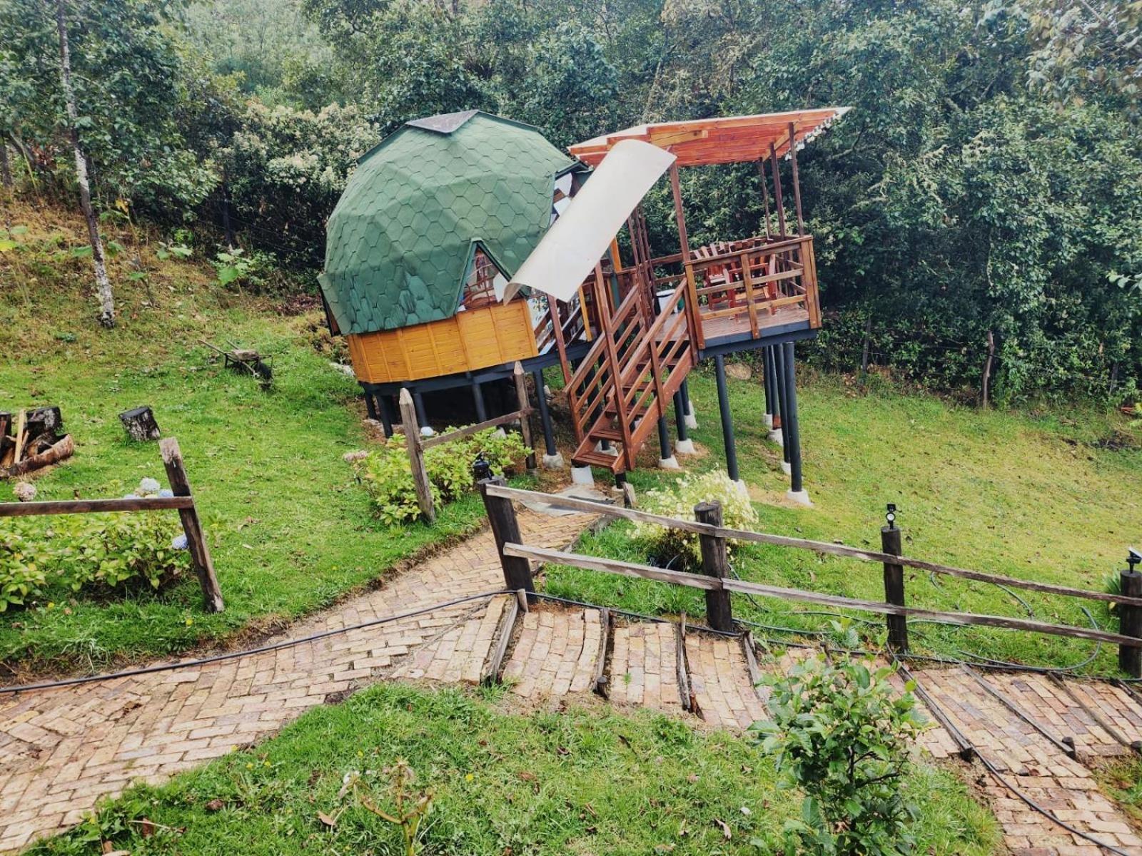 Glamping Sede Campestre Mirador De Pueblo Viejo Hotel Guatavita Exterior photo
