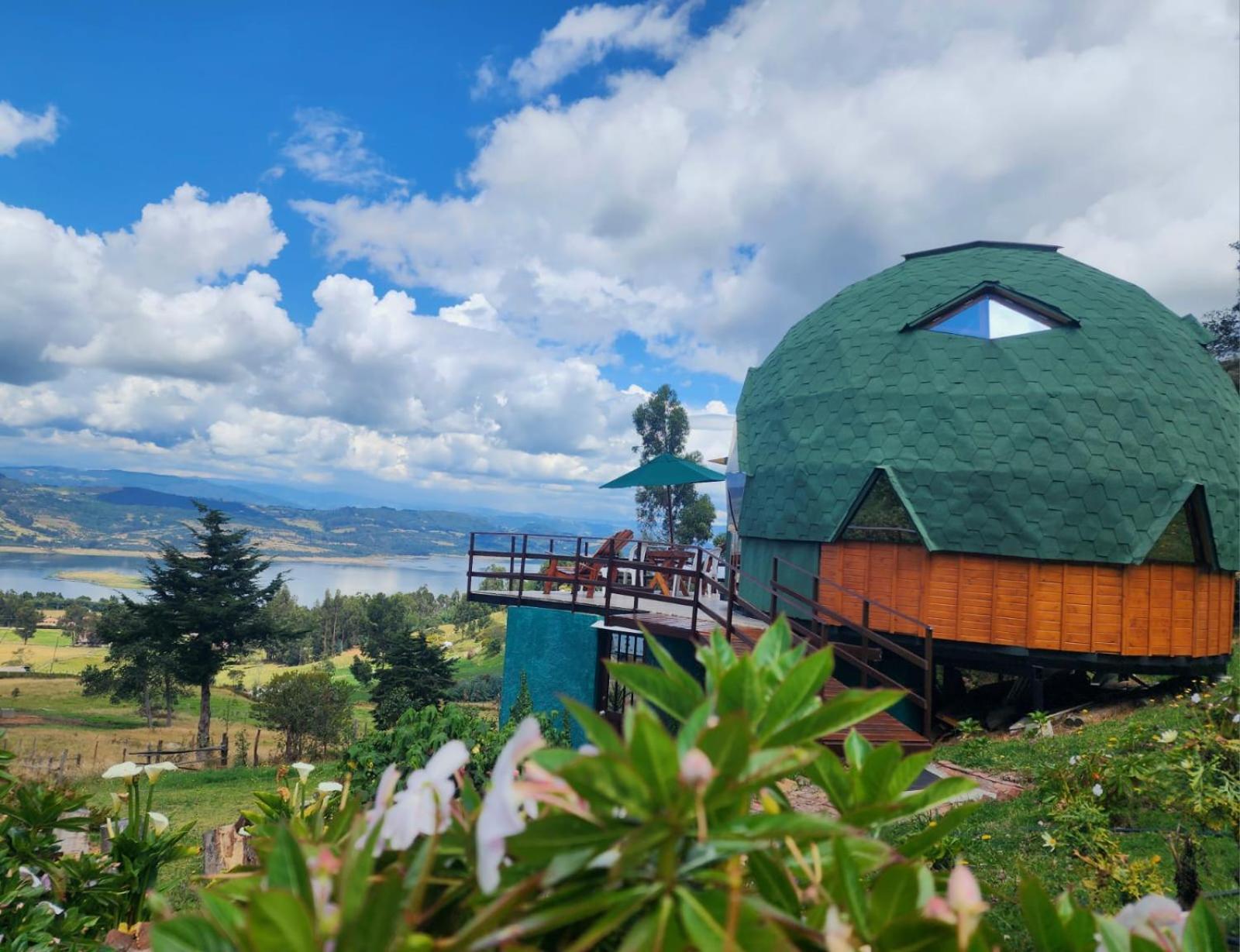 Glamping Sede Campestre Mirador De Pueblo Viejo Hotel Guatavita Exterior photo