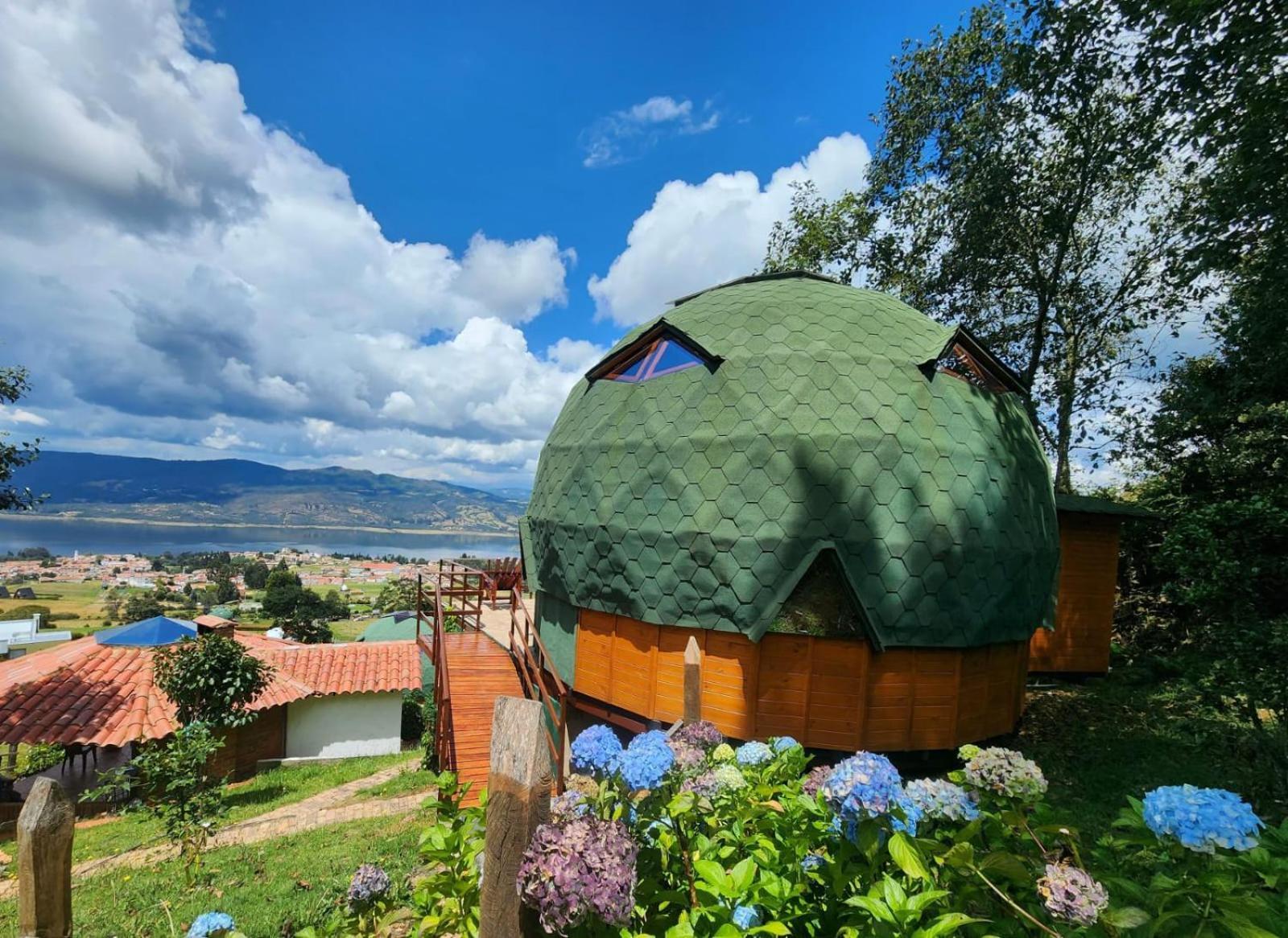 Glamping Sede Campestre Mirador De Pueblo Viejo Hotel Guatavita Exterior photo