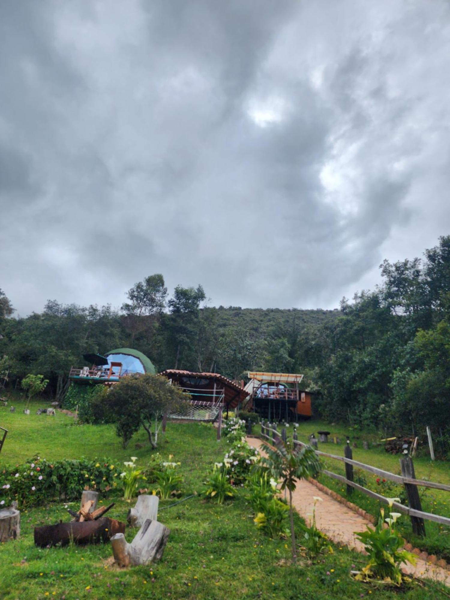 Glamping Sede Campestre Mirador De Pueblo Viejo Hotel Guatavita Exterior photo