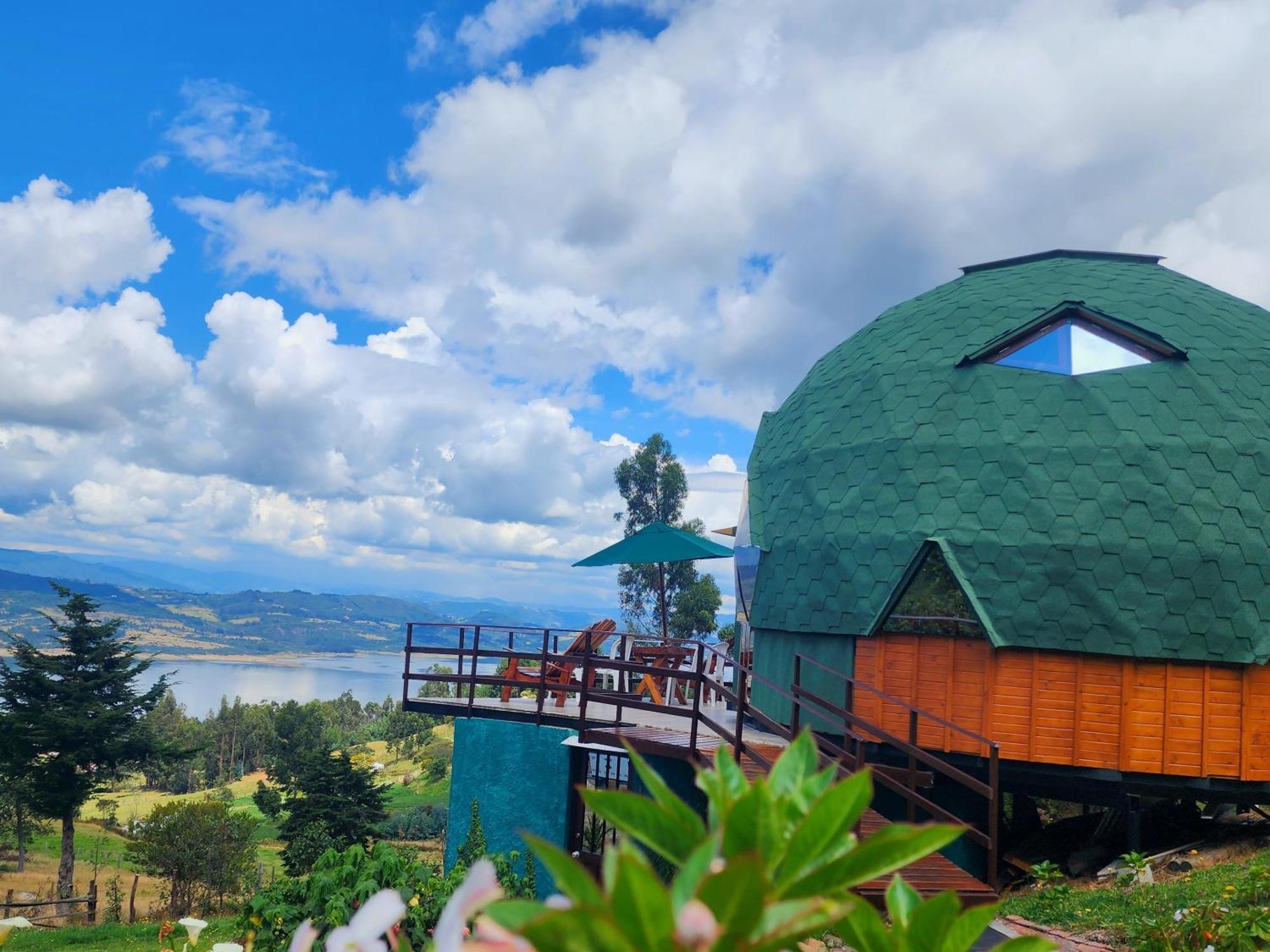 Glamping Sede Campestre Mirador De Pueblo Viejo Hotel Guatavita Exterior photo